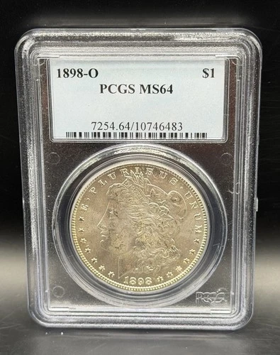 1898-O Morgan Silver Dollar PCGS MS64 Stunning!