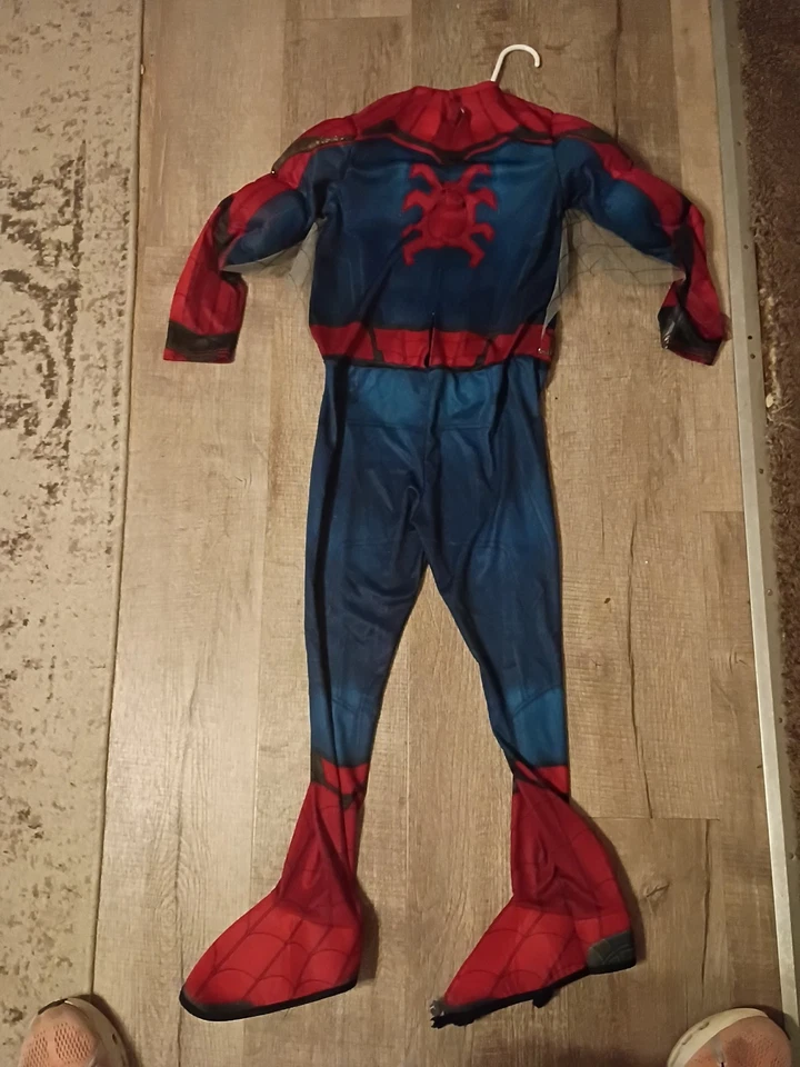 Rubíes Marvel Spider-Man NWH Traje Integrado Acolchado Músculo Pecho Disfraz Foto 3 de 4