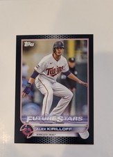 2022 Topps Mini Hobby BLACK BORDER - Future Stars Alex Kirilloff #197 