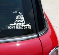 DONT DON'T TREAD ON ME GADSDEN TEA PARTY DO NOT GRAPHIC DECAL STICKER CAR WALL