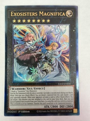 Yugioh - Exosisters Magnifica - Ultimate - 1st - RA02-EN038 - NM