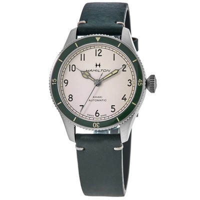 New Hamilton Khaki Aviation Pilot Pioneer Auto White Men's Watch H76255810
