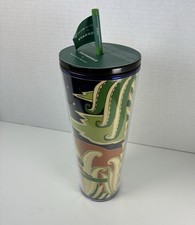 STARBUCKS Mike Willcox Fall 2025 Art Deco Jungle Motif Tumbler Cold Cup 24oz NEW
