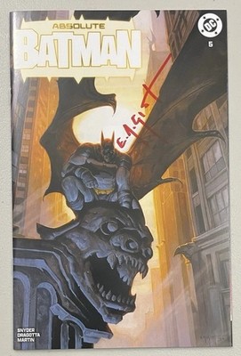 Absolute Batman #5 - E.M. Gist Signed Trinity Variant LTD 600 NM COA