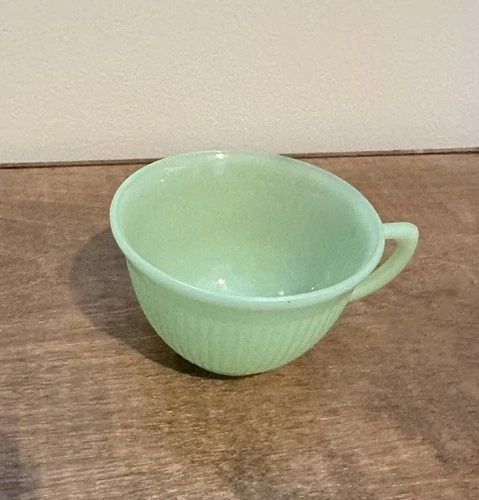 Vintage Fire King Oven Glass  Tea Coffee Cup Jadeite