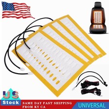 12v 2seat Universal Carbon Fiber Car Heated Seat Heater Kit With Round Switch