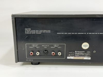 Vintage 1980s Kenwood KX-2060 Hifi Dolby Cassette Tape Deck ~ NEED