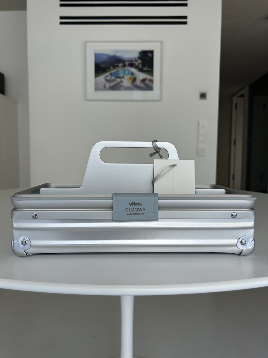 RIMOWA x VITRA Collab 2025 I Full-Set Toolbox silver / ice blue I
