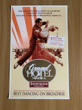 Grand Hotel Theatre Poster Dominion Theatre