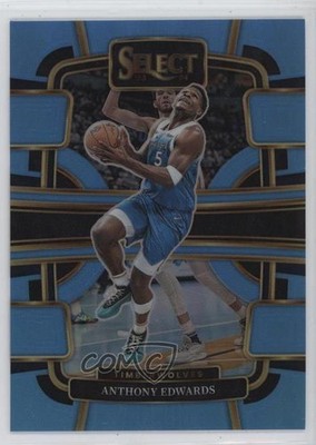2023-24 Panini Select Concourse Light Blue Prizm 21/299 Anthony Edwards #37 1p4b