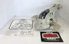 T-377 VINTAGE 80'S KENNER STAR WARS SLAVE ONE SPACESHIP & INSTRUCTIONS