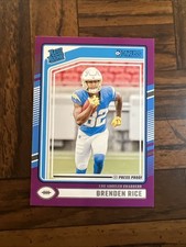 2024 Brenden Rice Panini Donruss - Rated Rookie #382 Purple Press Proof (RC)