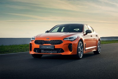 615372 Kia Stinger Gt Awd Style Sports Car Luxury Car Wall Print Poster