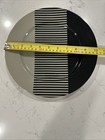 Vintage Fitz & Floyd Reprise Black/Taupe 10.25”Plates, Cups/Saucers 24 Piece Set — photo 5