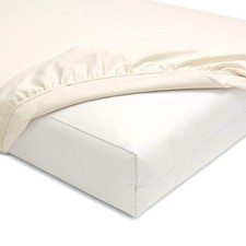 Waterproof Crib Mattress Pad Organic Breathable Absorbent Skin Friendly Baby