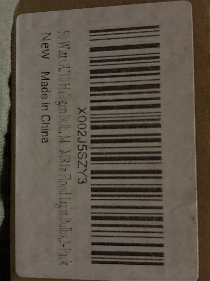 Light Bulbs Flood Light,Warmer Lamp, GU10 , MR16  9 Pack,50 Watt 2 - Image 2 of 3