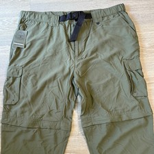 NWT Boy Scouts of America Switchback Convertible Cargo Pant Relaxed 3XL Unhemmed