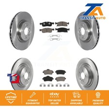 [Front+Rear] Brake Rotors & Ceramic Pad Kit For Mercedes-Benz GL350 GLS450 GL450