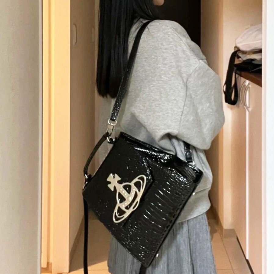 Vivienne Westwood Grace Backpack Rucksack Black/Silver Orb Vivienne Westwood Grace Backpack Rucksack Black/Silver Orb