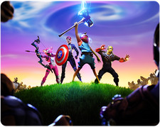 Mouse Pad - Fortnite Avengers - Great Quality, Soft Feel