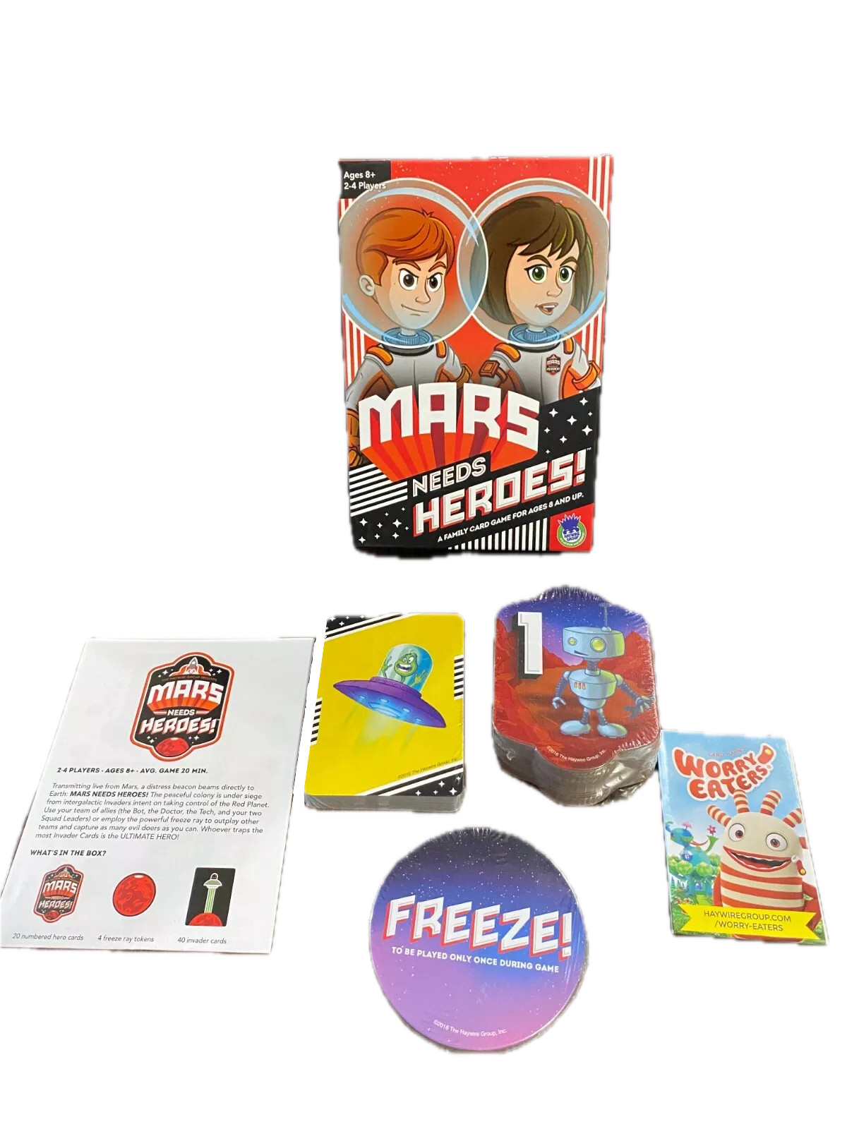 University Games Mars Needs Heroes Card Game - NEW - Sealed