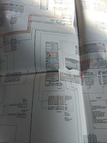 CAT Schematic 307B Schwenkausleger Bagger elektrisches System RENR3132 - Bild 4 von 4