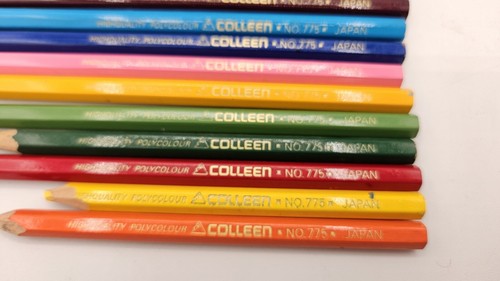 Vintage 12 Colleen Polycolor Kunst Farbstifte #775 Japan Holz - Bild 2 von 5