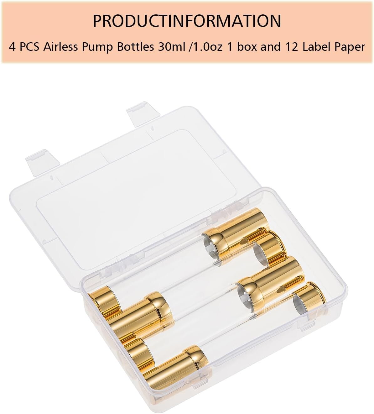 For Liquids Refillable Empty Cosmetic Pump