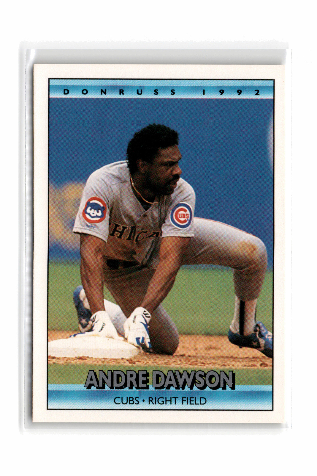 Andre Dawson Baseball #4 1992 Donruss Chicago Cubs