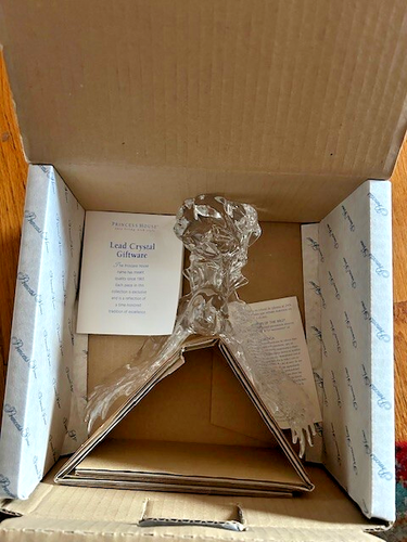 NIB PRINCESS HOUSE THE BALD EAGLE LEAD CRYSTAL GIFT WARE 6503 - Picture 4 of 14