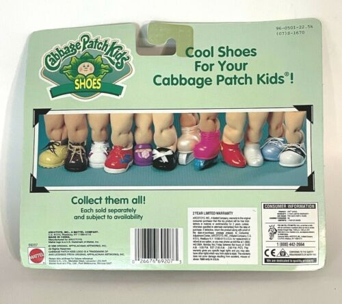 Patines en línea vintage 1996 Cabbage Patch Kids rosa y azul nuevo de lote antiguo - Imagen 3 de 4