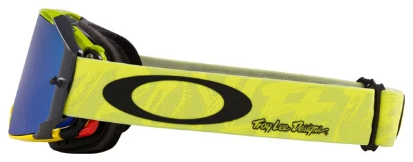 GAFAS OAKLEY AIRBRAKE TLD PINTADAS DE AMARILLO CON IRIDIO HIELO NEGRO 71071900 MTB Foto 3 de 4