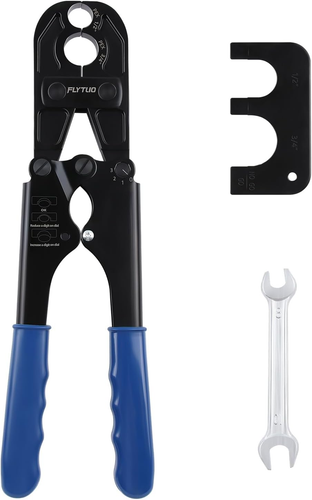 PEX GUY 1/2 & 3/4 Inch Combo Crimp Tool For PEX Tubing (PGKH0014-C)