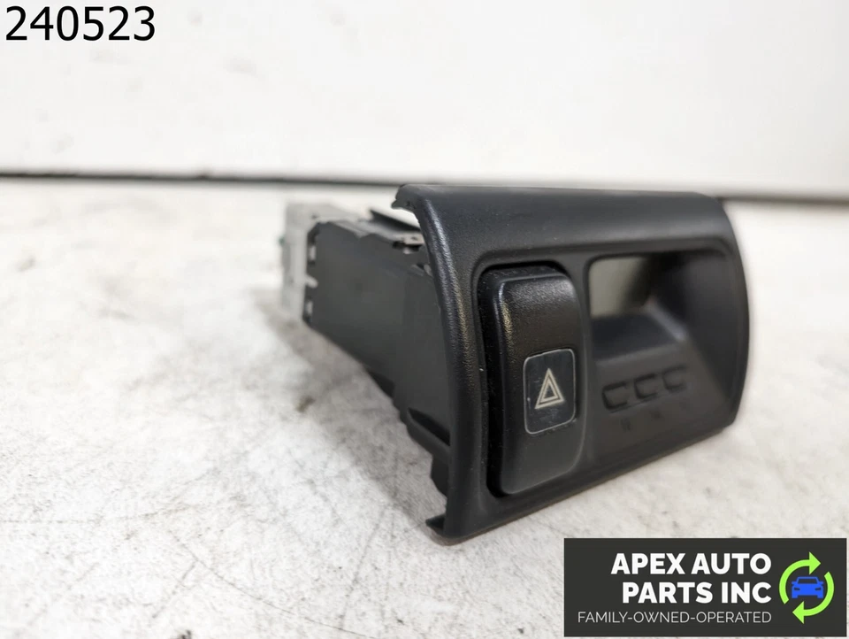 OEM 1998 Honda Accord 3L Dash Clock W/ Hazard Switch - Image 2 of 4