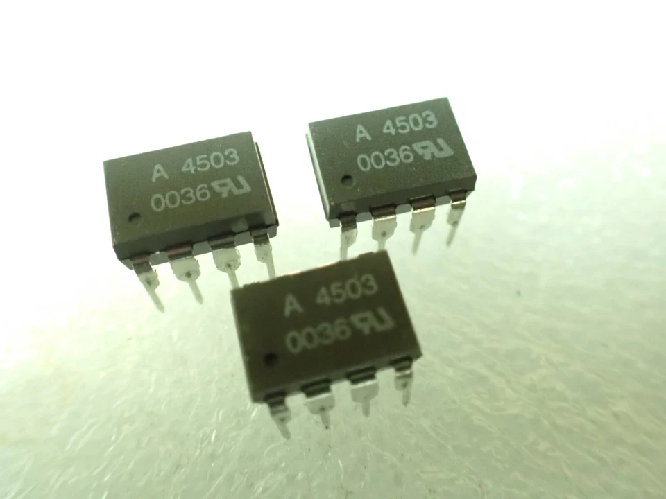 HCPL4503 (X2 CHIPS) HCPL4503-000E Optoisolator Transistor DIP8 ROHS UKSTOCK - Image 2 of 3