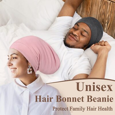 100% Mulberry Silk Bonnet for Sleeping Women, Silk Hair Wrap  display picture 3