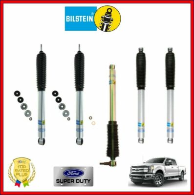 Bilstein Front & REAR Shock Absorbers+Steering Damper 2008-2016 For F-250 F-350
