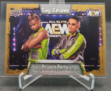 2022 UPPER DECK AEW GOLD #88 PRIVATE PARTY wrestling card