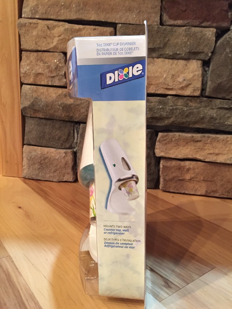 Dixie Cup Dispenser 5 oz Vintage Mid Mod Retro Space Age Bathroom