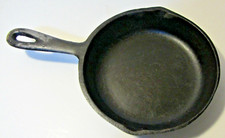 Vintage Cast Iron 6-1/2" Inch Skillet/Frying Pan #3 F Made in USA
