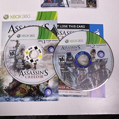 Assassin's Creed Ezio Trilogy + Rogue + Creed III Lot Of 5 Xbox 360