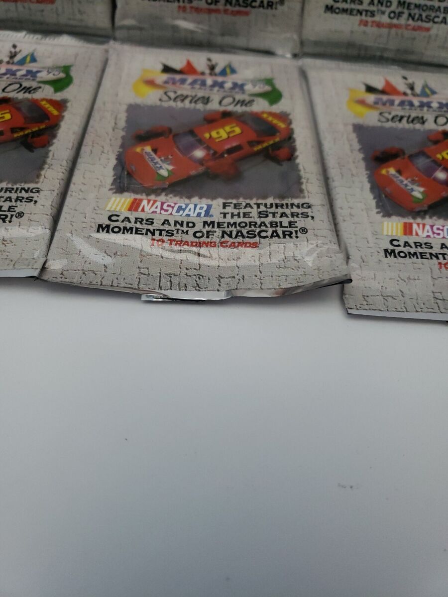1995 MAXX Nascar Series 1 | 10 Sealed Packs | 10 Cards Per 1995 MAXX Nascar Series 1 | 10 Sealed Packs | 10 Cards Per