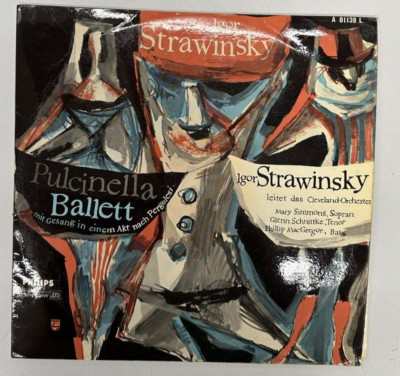 LP - Igor Stravinsky - Pulcinella Ballet With Song In One Act After Pergolesi