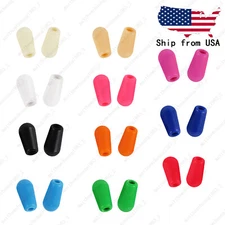2 Pcs Metric Guitar Toggle Switch M3.5/M4 Tip Knob Cap For Epi Ibanez 11 COLOR