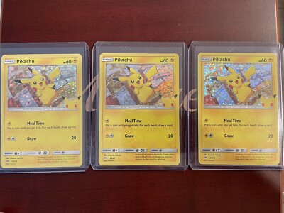 25th Anniversary Holo Pikachu Lot Of 3 McDonalds Pokemon Cards $GME $AMC   | eBay