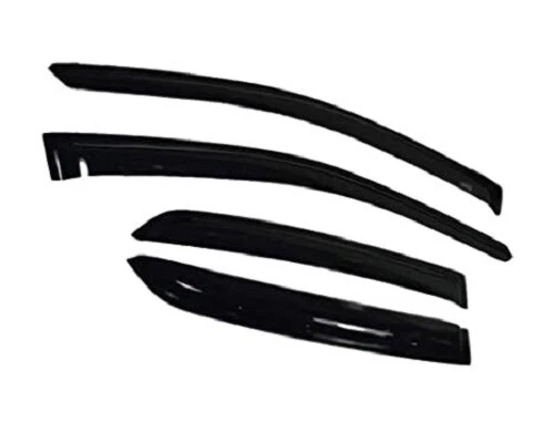 Visera Puerta Viento Lluvia Deflector Negro Compatible para Honda City ZX Año 2002-08 4p Foto 2 de 4