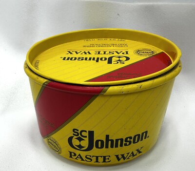 S.C JOHNSON Paste Wax The Original Formular nearly full discontinued