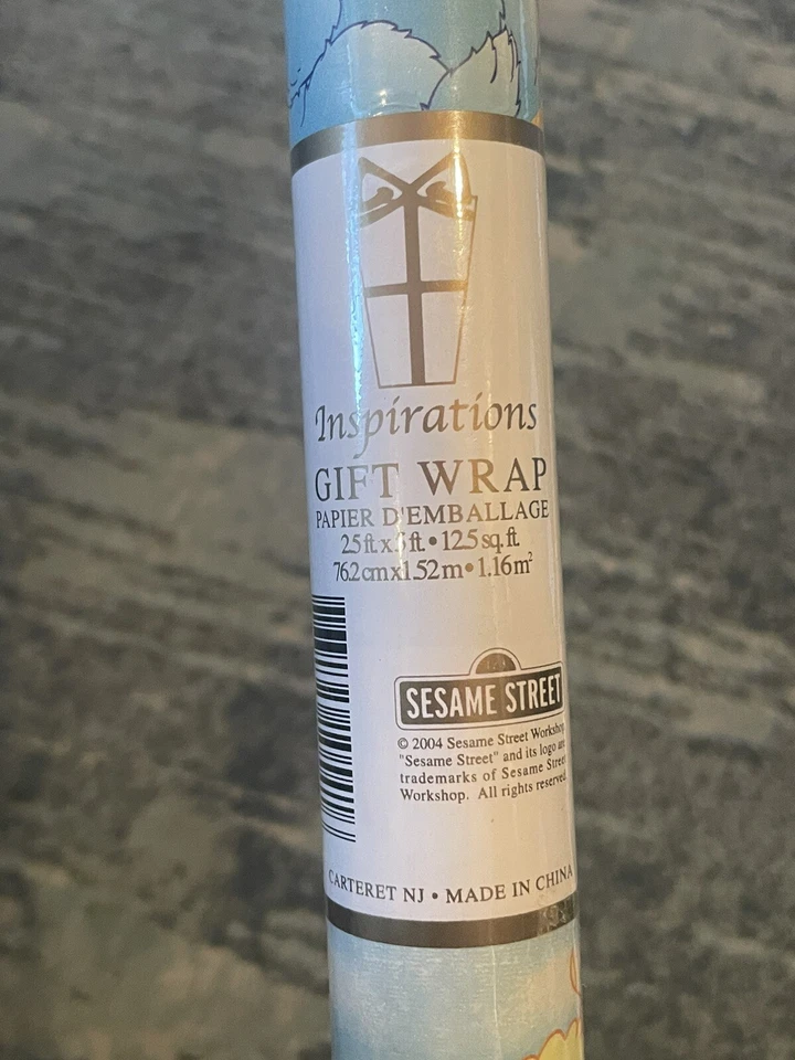 Papel de envolver regalo vintage Sesame Street 2004 Twinkle Twinkle Little Star Foto 2 de 4