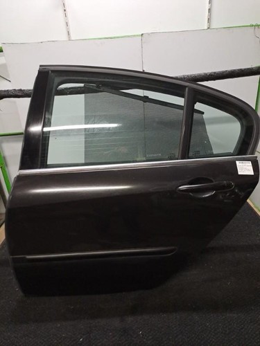Porte Arrière Gauche Pour Renault Laguna 3 Phase 1 - Référence 821010023R, Occasion En état Correct, Couleur Vert Foncé