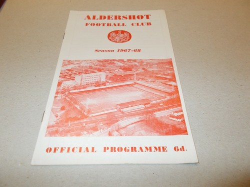 Aldershot v Chesterfield 67/68
